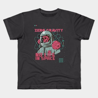 Zero Gravity Space Astronaut Cosmonaut Sci fi Kids T-Shirt